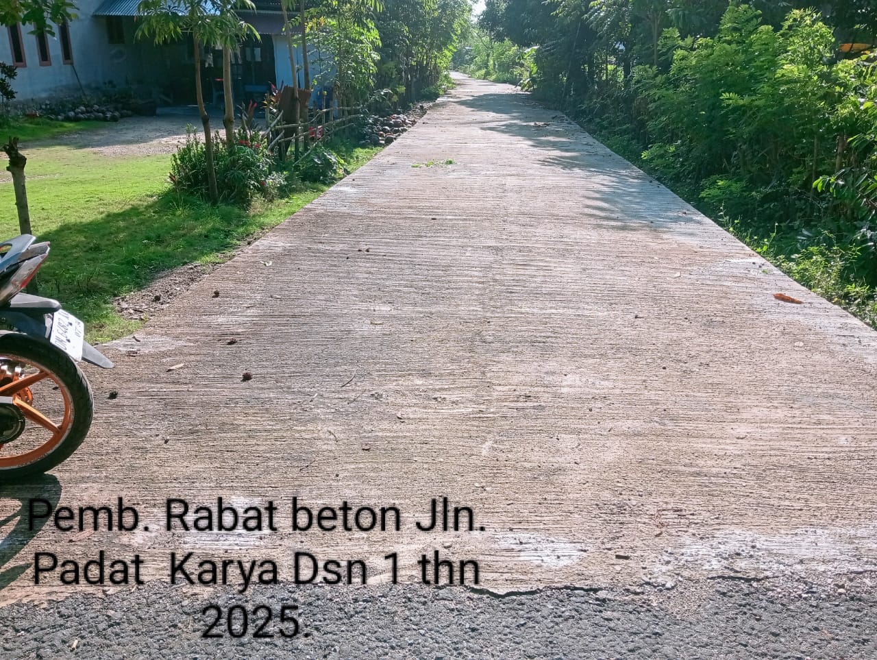 Pembangunan beton jalan